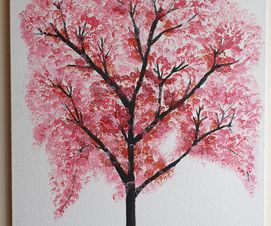 Ivor Acrylic - Blossom Tree   30 03 20